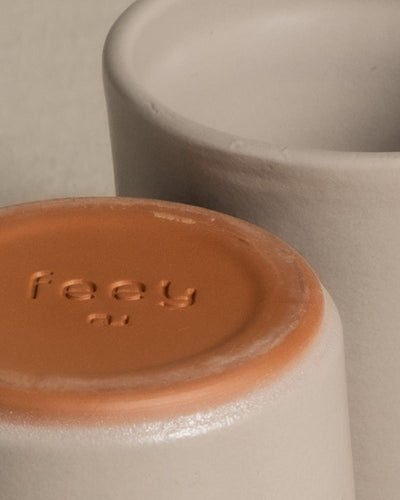 Detailaufnahme von Keramik Baby-Topfset 'Sencillo' (3 Stk.)
