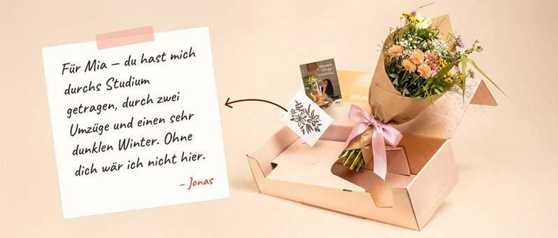 Überraschungs-Blumenstrauß